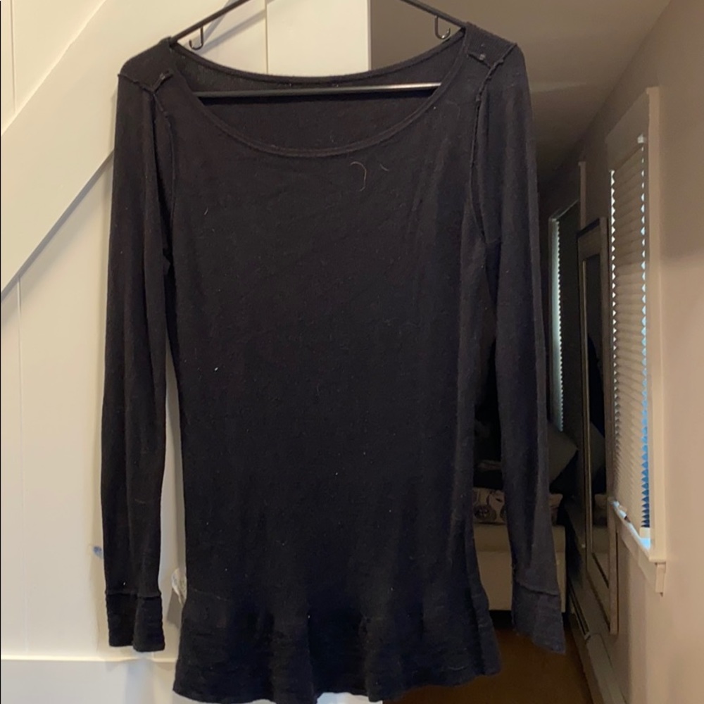 Maternity sweater with flare bottom